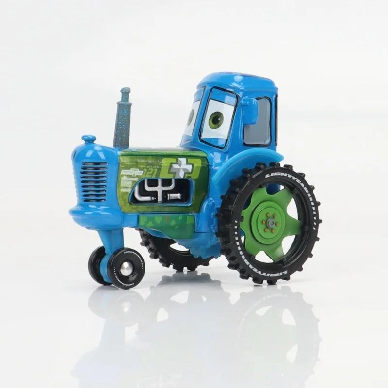 4cm disney pixar carros 1:55 carro de gado trator liga diecast